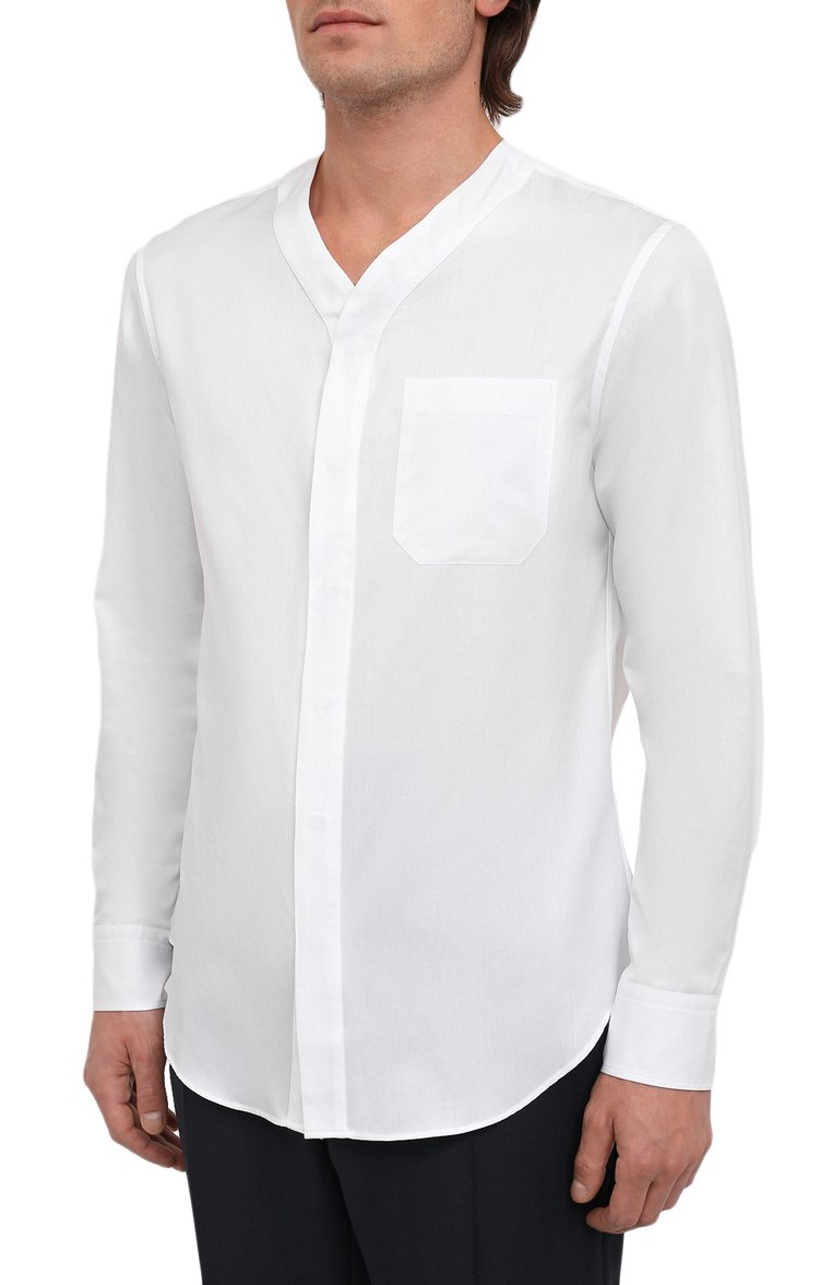 Хлопковая рубашка GIORGIO ARMANI, арт. 2SGCCZ89/TZ069, фото 3