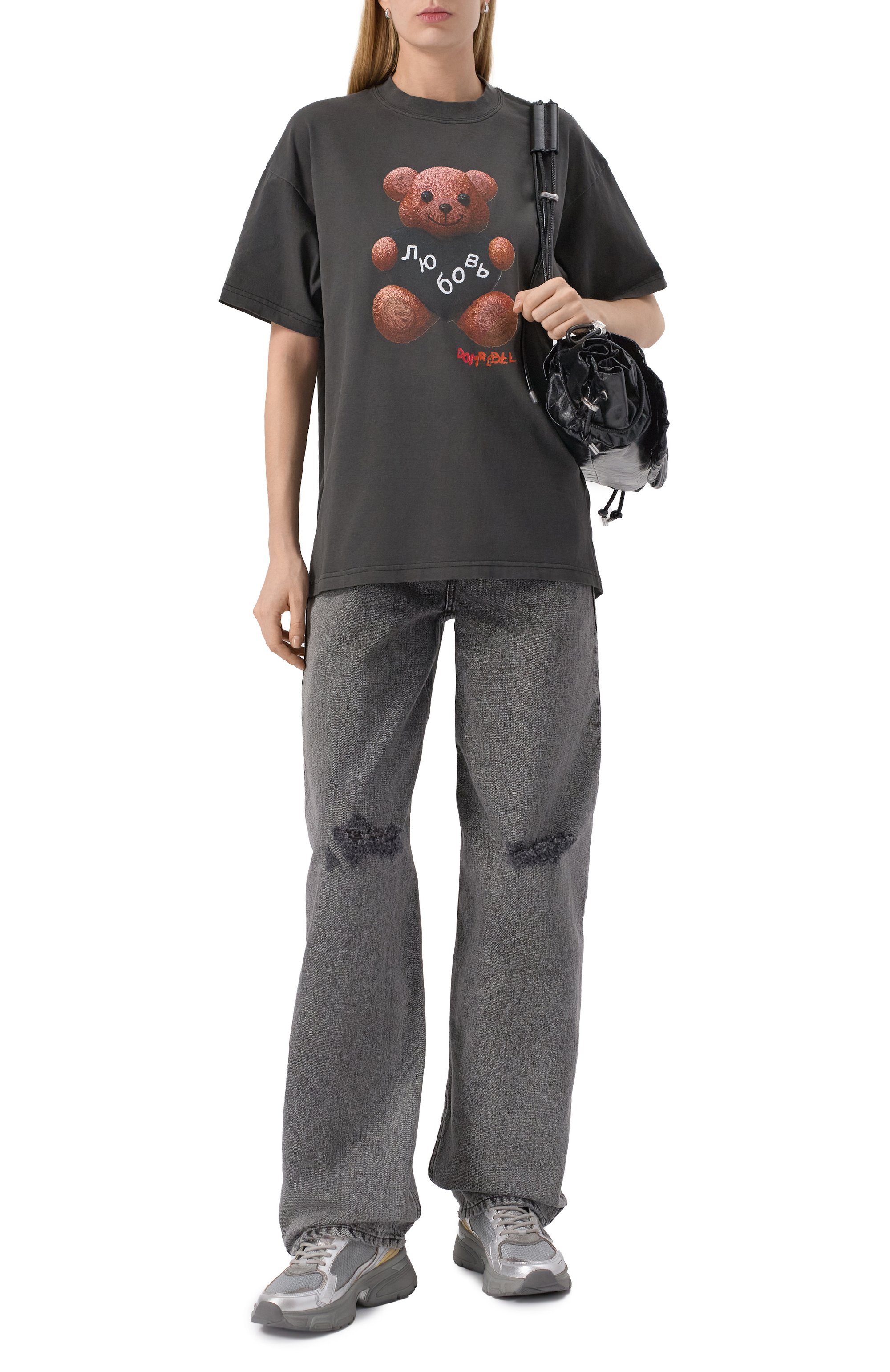 Хлопковая футболка DOMREBEL, арт. L0VEBEAR/T-SHIRT, фото 2