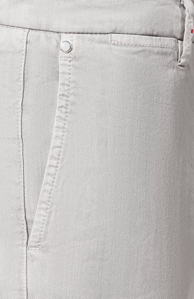 Брюки-карго изо льна и хлопка KITON, арт. UFPPCAJ07R61, фото 5