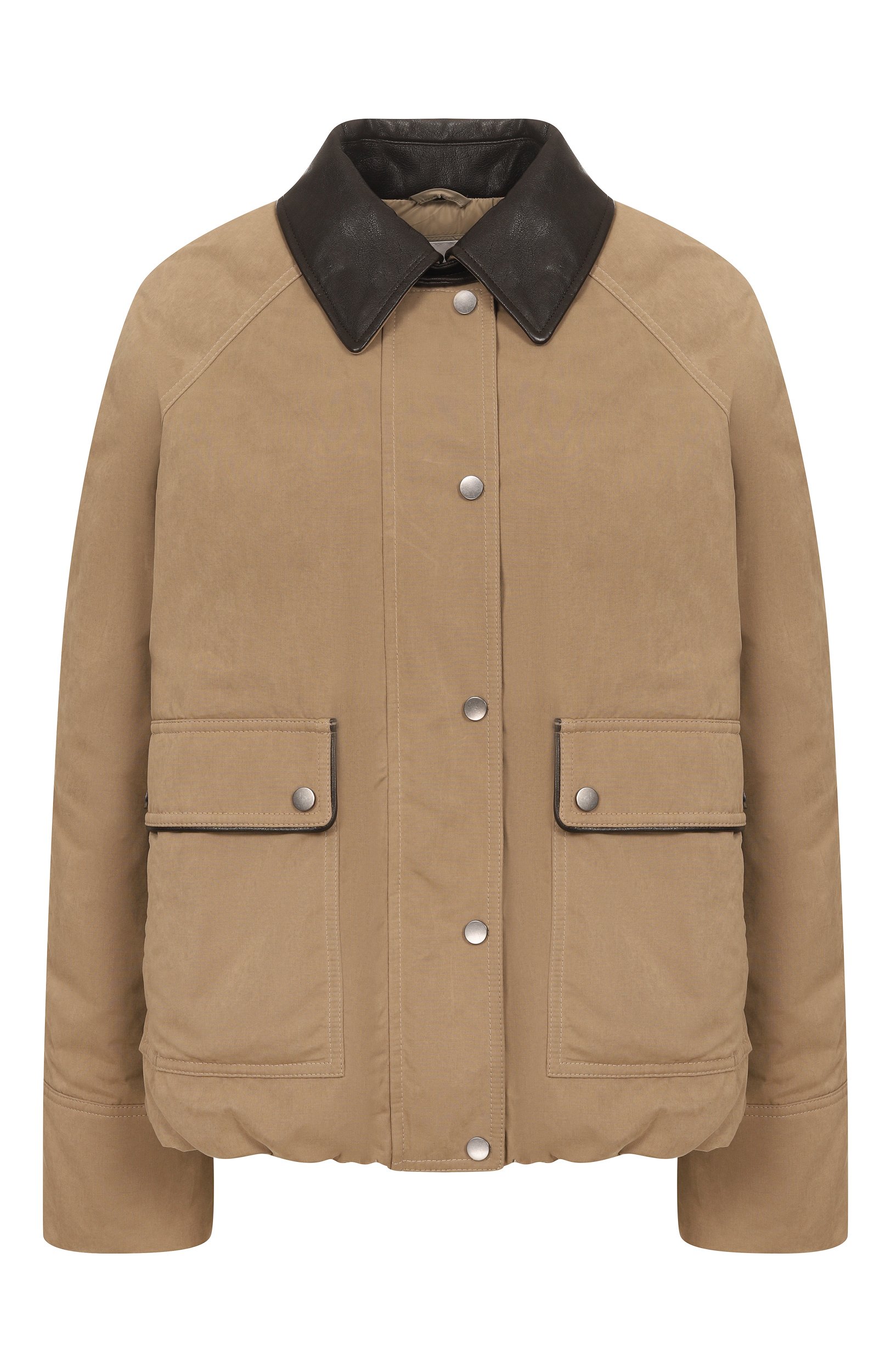 Утепленная куртка BRUNELLO CUCINELLI бежевого цвета по цене 620000 руб., арт. MG5457551P, фото 1 Утепленная куртка BRUNELLO CUCINELLI, арт. MG5457551P, фото 1