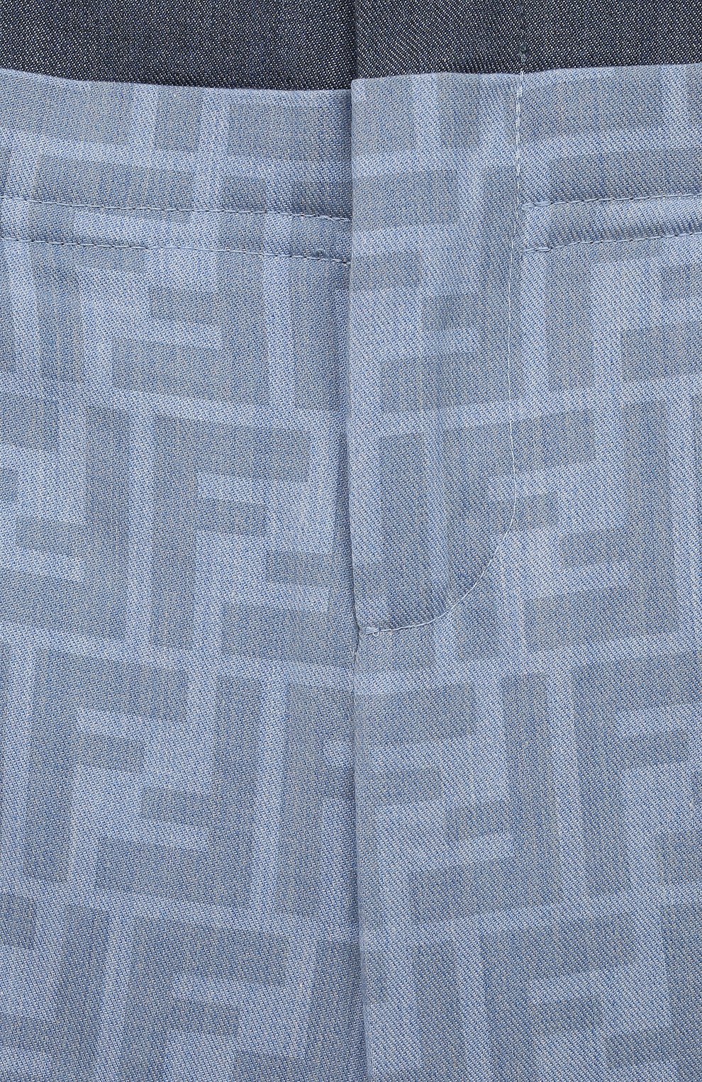 Хлопковые брюки FENDI, арт. JFF306/AMIX/4-6, фото 3
