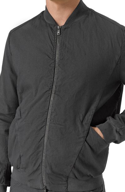 Бомбер из хлопка и льна TRANSIT, арт. CFUTRZE145, фото 5