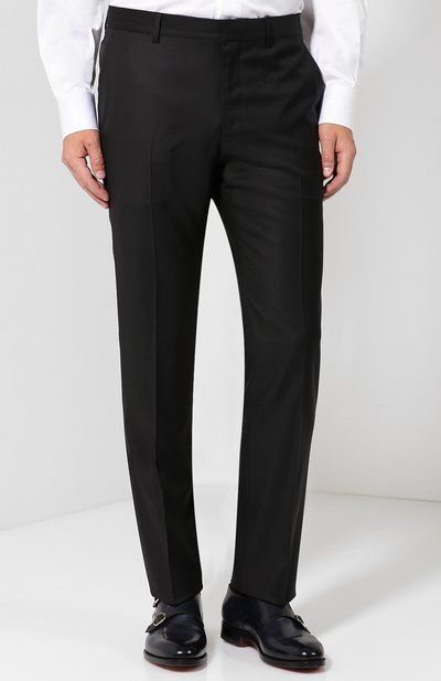 Шерстяной костюм с пиджаком на двух пуговицах GUCCI, арт. 450542/Z421E, фото 4