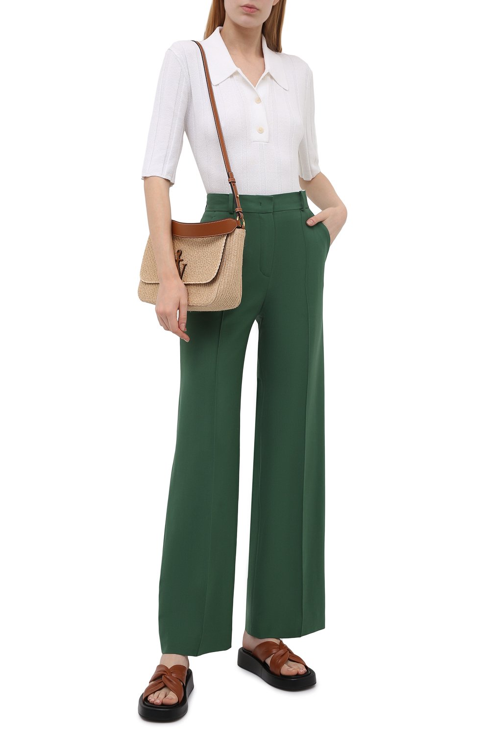 Кожаные шлепанцы tresse ELLEME, арт. TRESSE PLATF0RM/LEATHER, фото 2