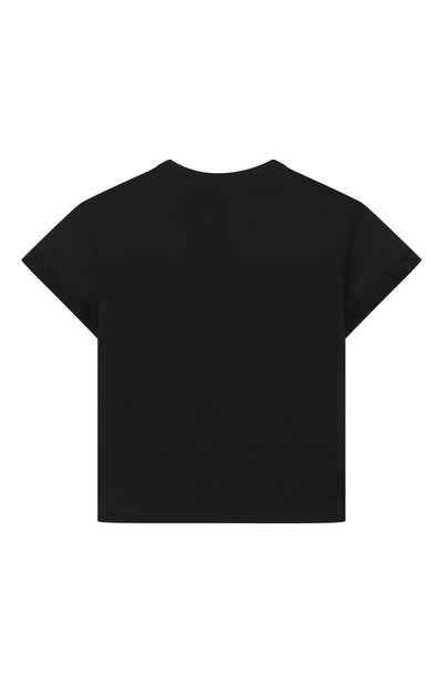 Хлопковая футболка ELIE SAAB KIDS, арт. EFTS027/TS0059_001, фото 2