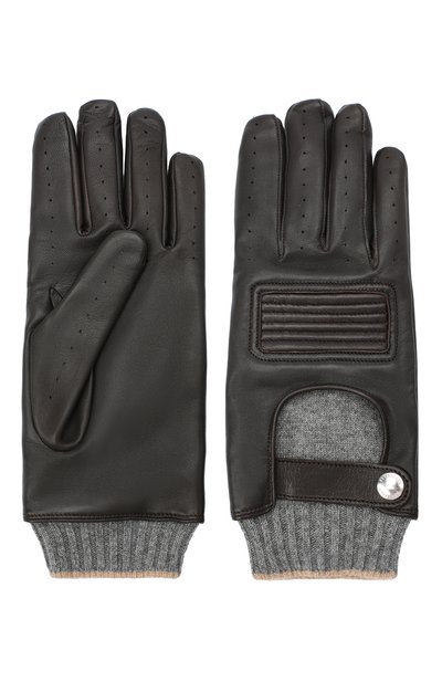 Кожаные перчатки BRUNELLO CUCINELLI, арт. MPCN93808, фото 2