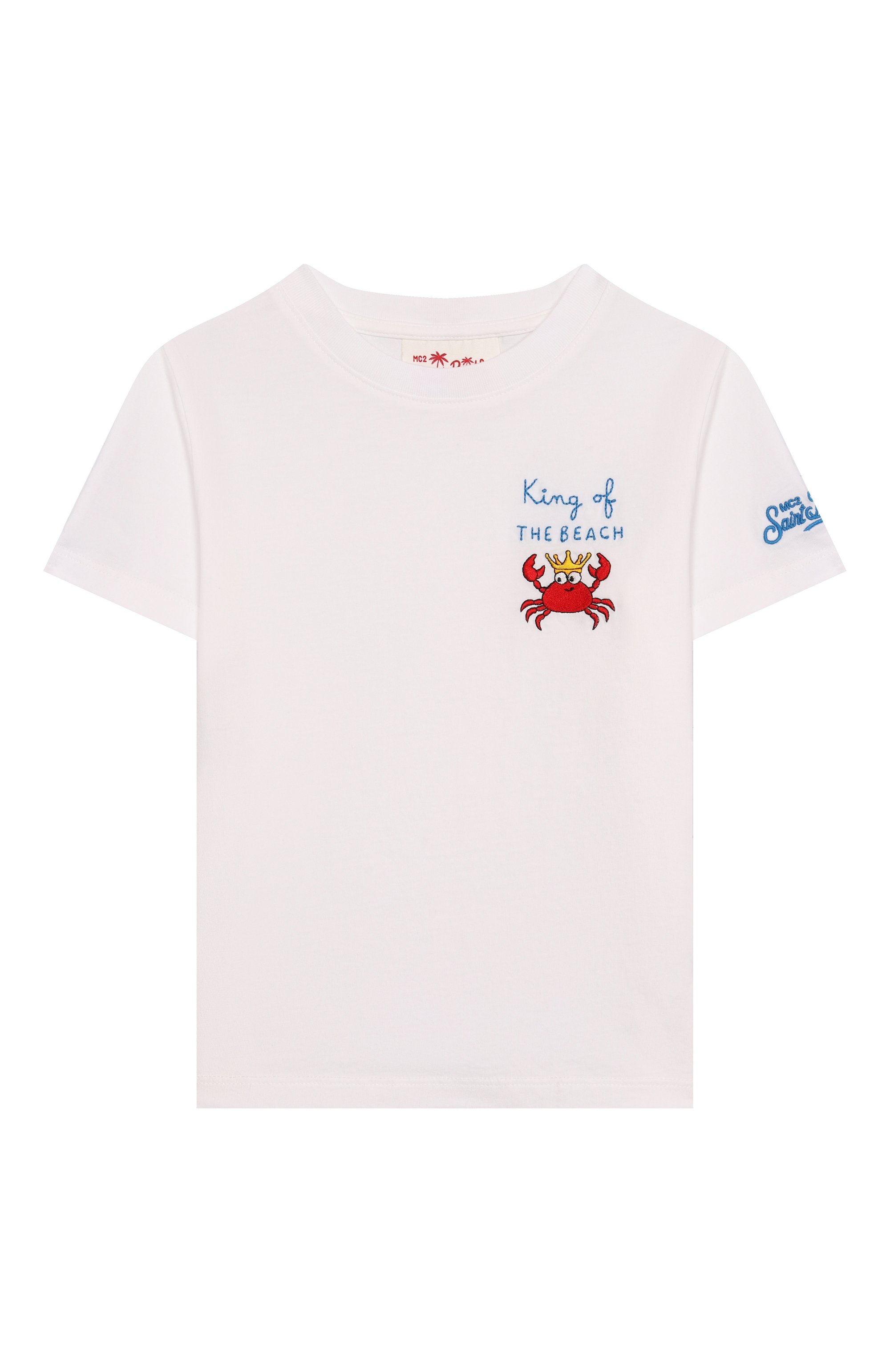 Хлопковая футболка MC2 SAINT BARTH, арт. STBK P0RT0FIN0 JR/03734H, фото 1