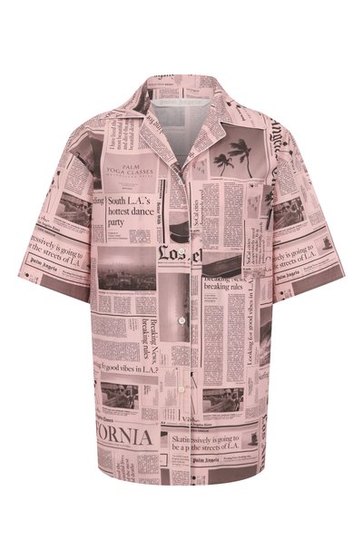 Женская хлопковая рубашка PALM ANGELS, арт. PWGG009F25FAB001