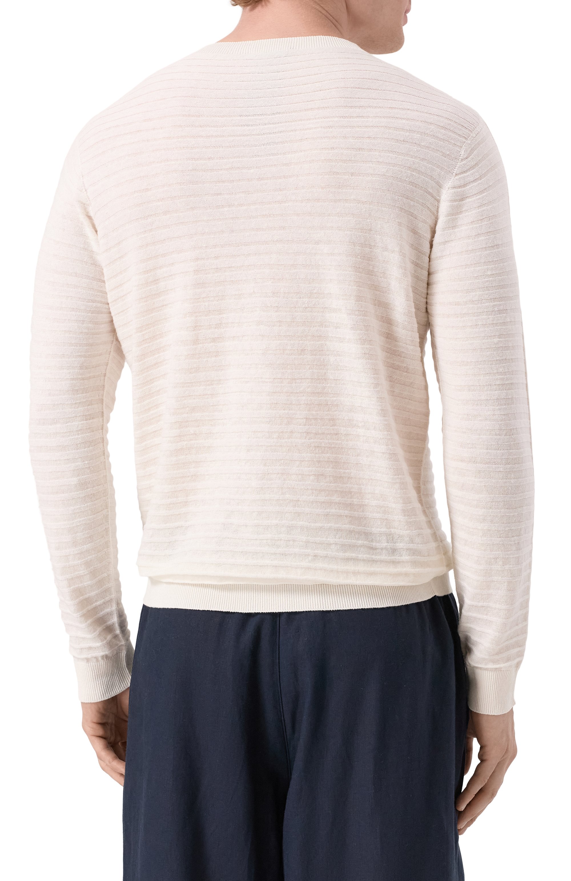 Джемпер изо льна и хлопка GIORGIO ARMANI, арт. GM000978/AF14548, фото 4