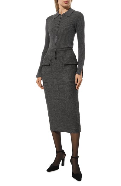 Платье из вискозы и шерсти PINKO, арт. 104235/A25M, фото 3