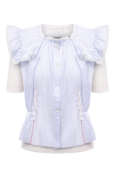 Женский хлопковый топ MAISON MARGIELA, арт. S51HA1087/S17666