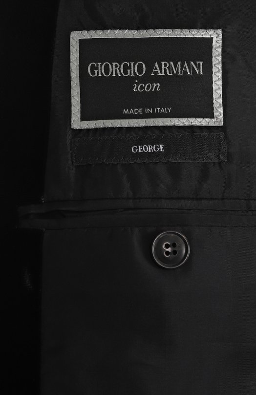 Вельветовый пиджак Giorgio Armani 9CGGG0AW/T0025 Чёрный  9CGGG0AW/T0025 Фото 9