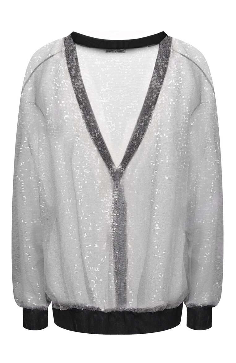 Шерстяной кардиган PRADA, арт. P443FR-1Z4T-F0118, фото 2