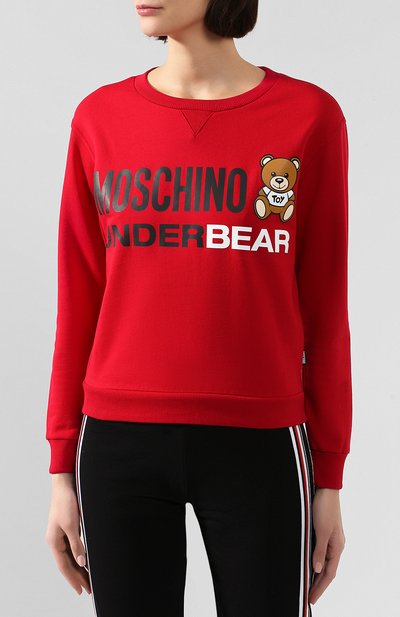 Хлопковый свитшот MOSCHINO, арт. A1709/9026, фото 3