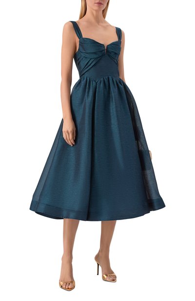 Женское платье изо льна и шелка ZIMMERMANN, арт. 6847DC261