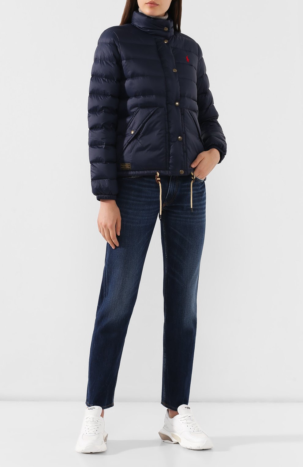Пуховая куртка POLO RALPH LAUREN темно-синего цвета по цене 39450 руб., арт. 211750267, фото 2 Пуховая куртка POLO RALPH LAUREN, арт. 211750267, фото 2