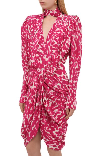Шелковое платье ISABEL MARANT, арт. R02039-21A021I/BAT0A, фото 3