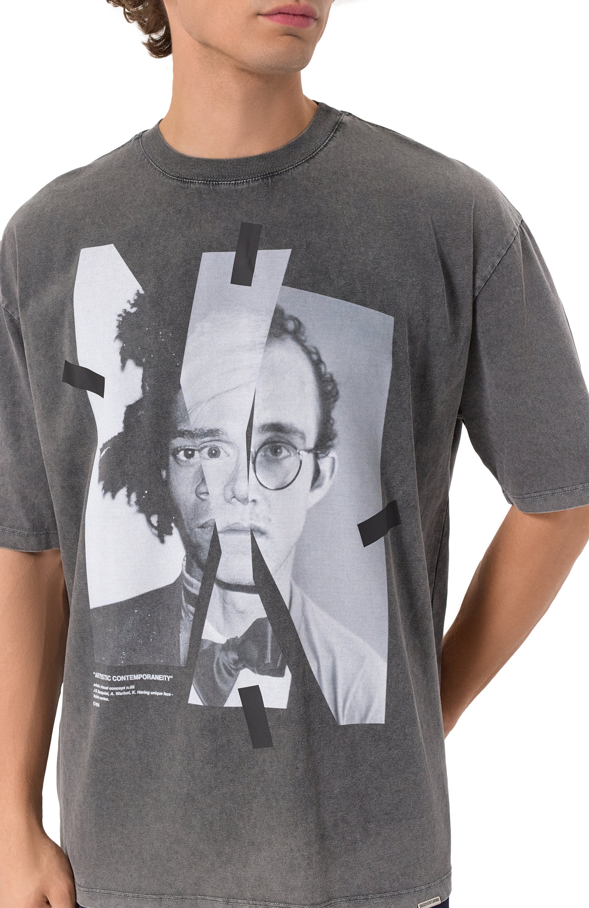 Хлопковая футболка DIEGO VENTURINO, арт. DVTS0BWH, фото 5