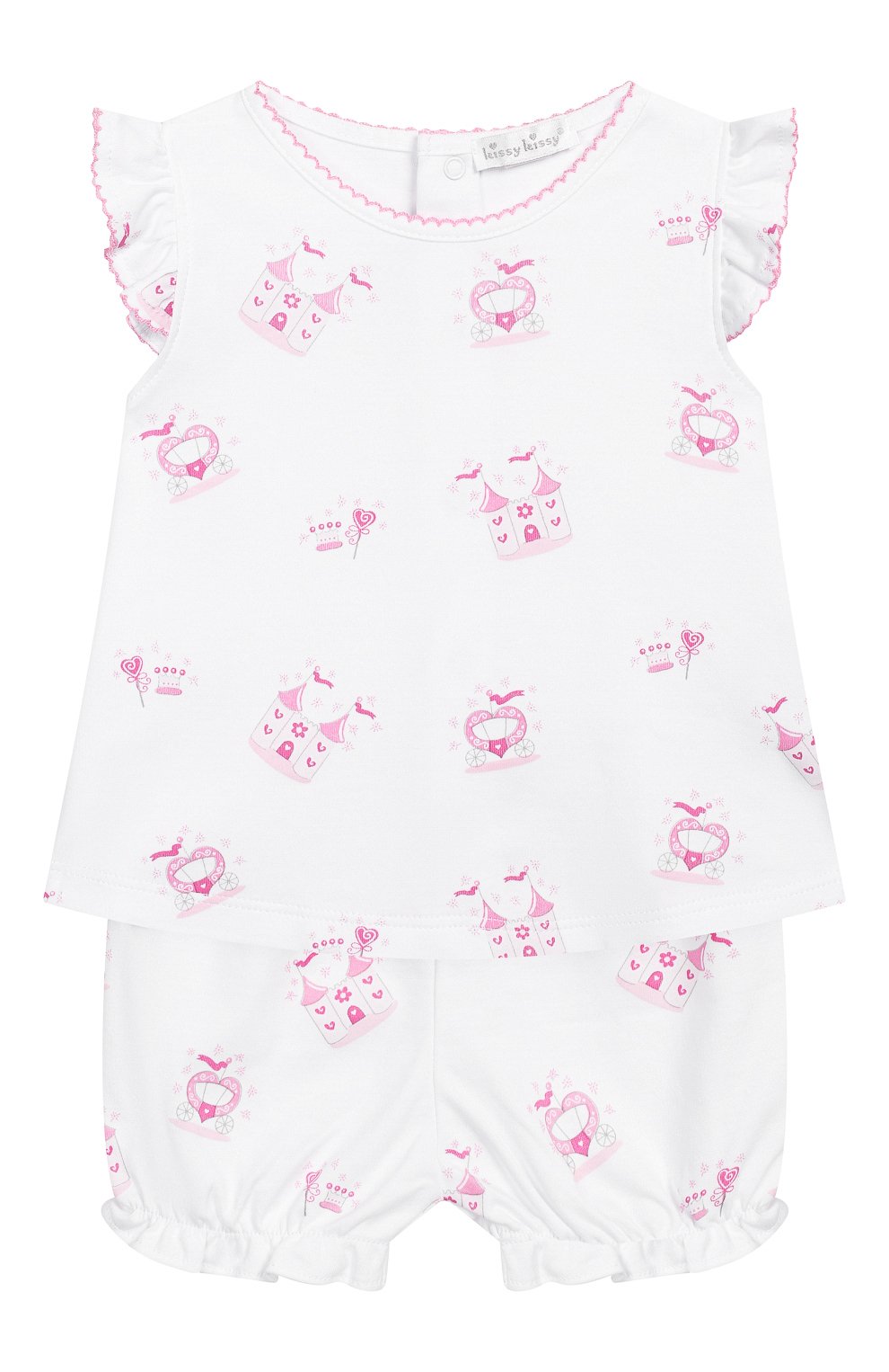 Комплект из хлопковой футболки и шорт KISSY KISSY, арт. KGD01739I, фото 1