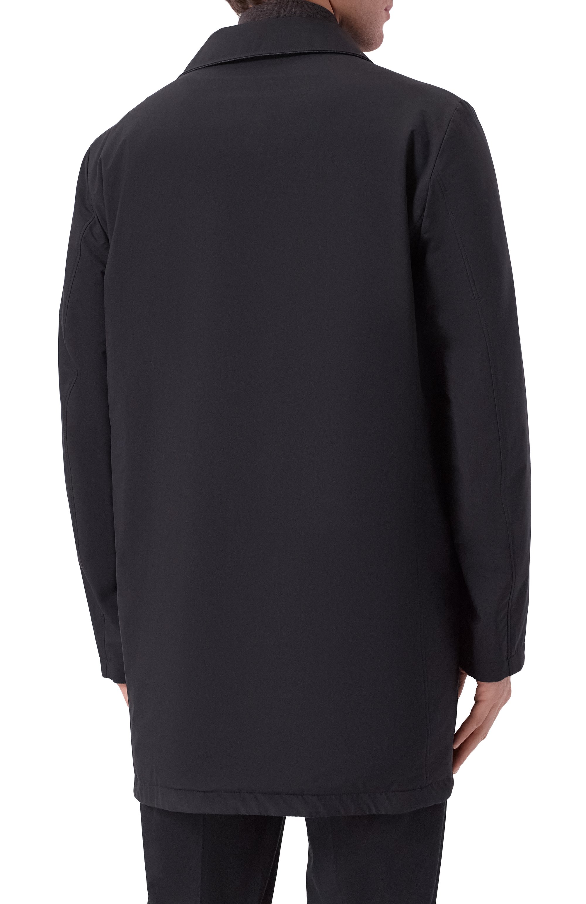 Двусторонний плащ STEFANO RICCI черного цвета по цене 518500 руб., арт. MDJ5300200/PL001H, фото 4 Двусторонний плащ STEFANO RICCI, арт. MDJ5300200/PL001H, фото 4