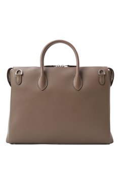 Мужская портфель SANTONI бежевого цвета, арт. UFBGA2715EN-AVGP | Фото 6 (Размер: large; Драгоценные камни: Проставлено; Материал сплава: Проставлено; Ремень/цепочка: На ремешке; Материал: Натуральная кожа; Сумки-технические: Портфели)