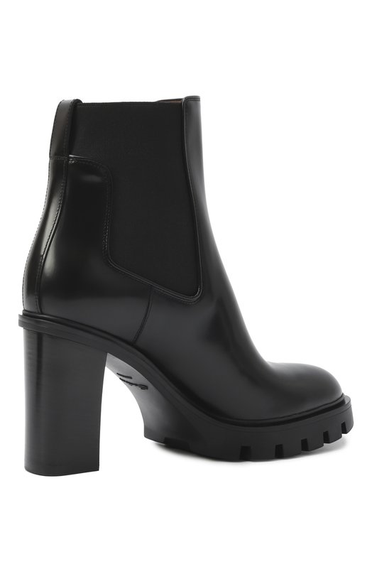 Кожаные ботильоны Santoni WTCG59599HL8BUDY Чёрный  WTCG59599HL8BUDY Фото 5