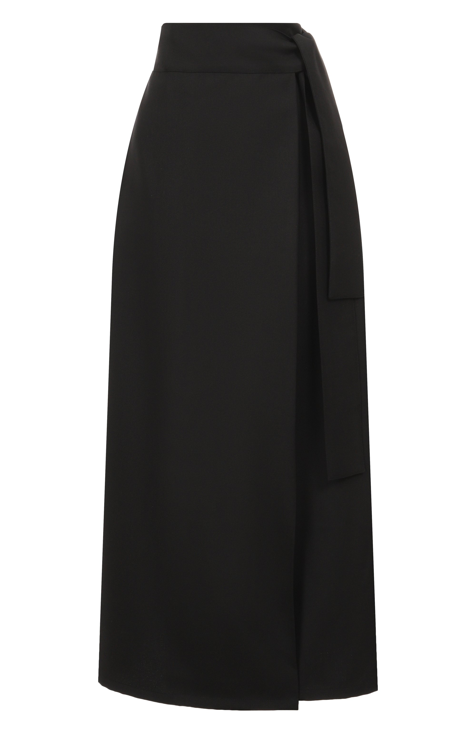 Шерстяная юбка KITON черного цвета по цене 167500 руб., арт. D60201K0500C01, фото 1 Шерстяная юбка KITON, арт. D60201K0500C01, фото 1