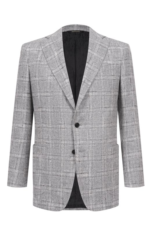 Шерстяной пиджак Zilli P2T00AM093043001Q Серый P2T00AM093043001Q