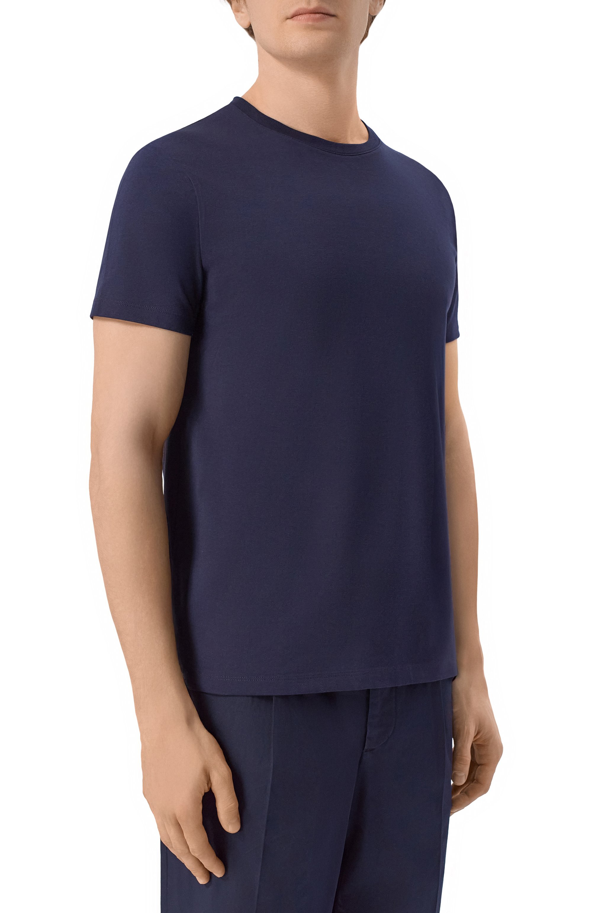 Хлопковая футболка TRUSSARDI, арт. G0228000123N, фото 3