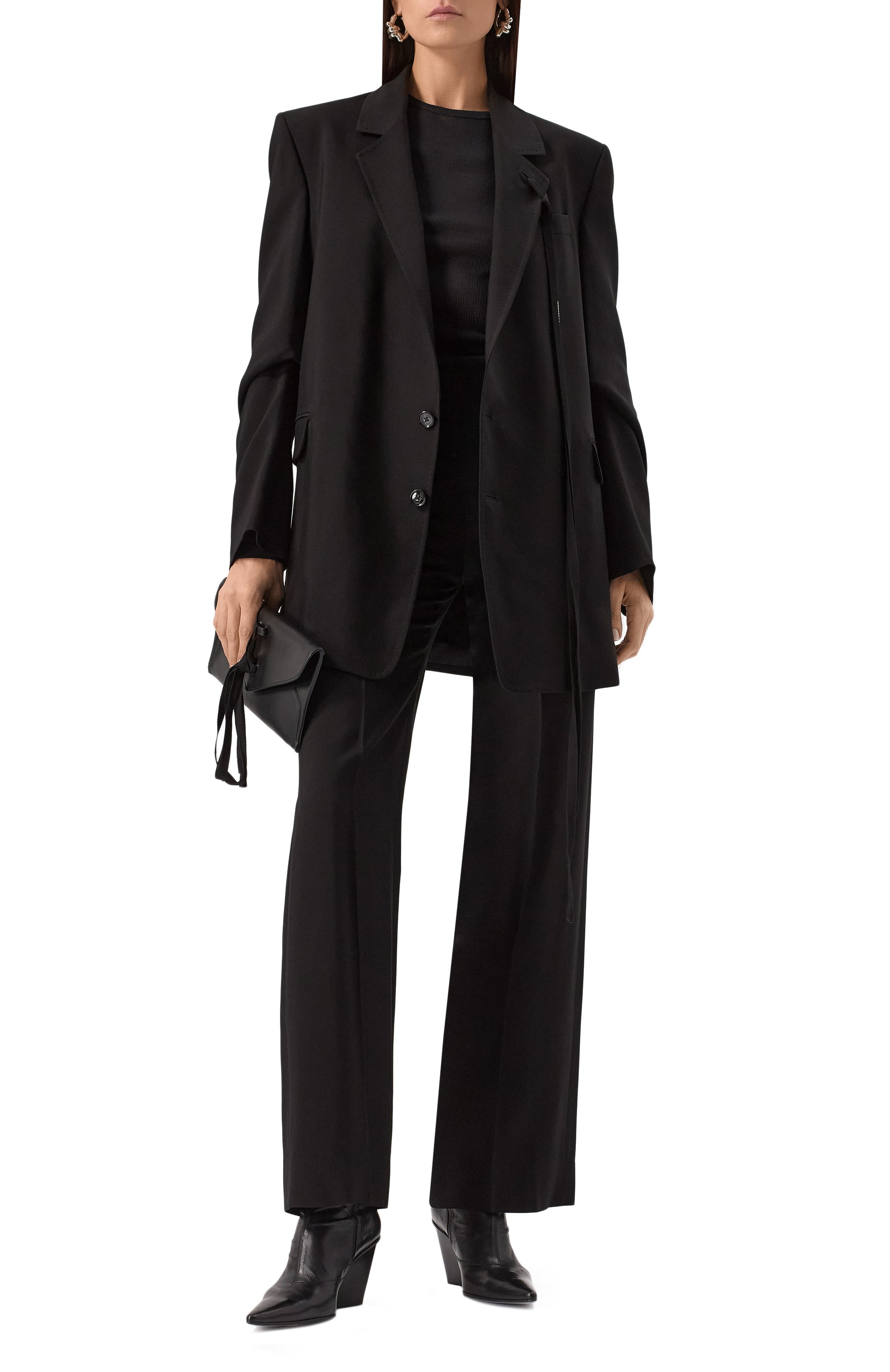 Жакет из вискозы ANN DEMEULEMEESTER, арт. B0012370/FA558, фото 2