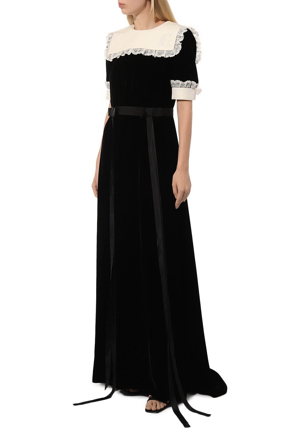 Бархатное платье GUCCI, арт. 637289 ZAFW7, фото 3