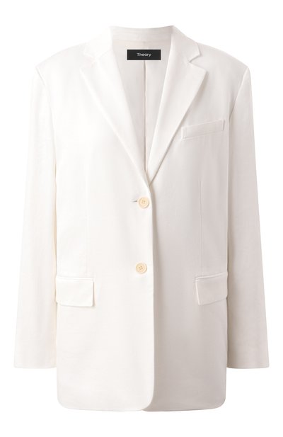 Женский жакет изо льна и вискозы THEORY, арт. 00403102