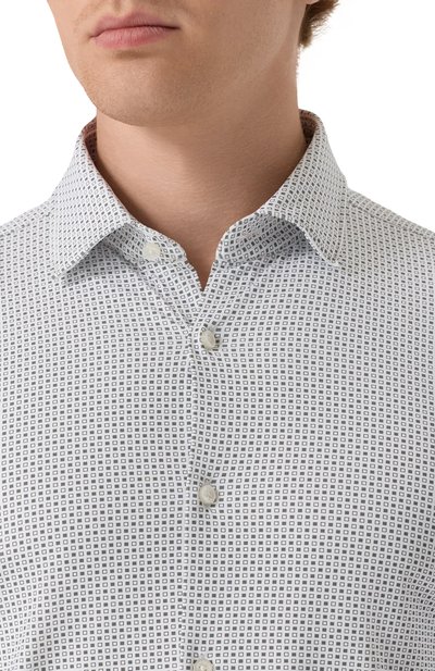 Рубашка HUGO белого цвета по цене 13600 руб., арт. 50544942, фото 5 Рубашка HUGO, арт. 50544942, фото 5