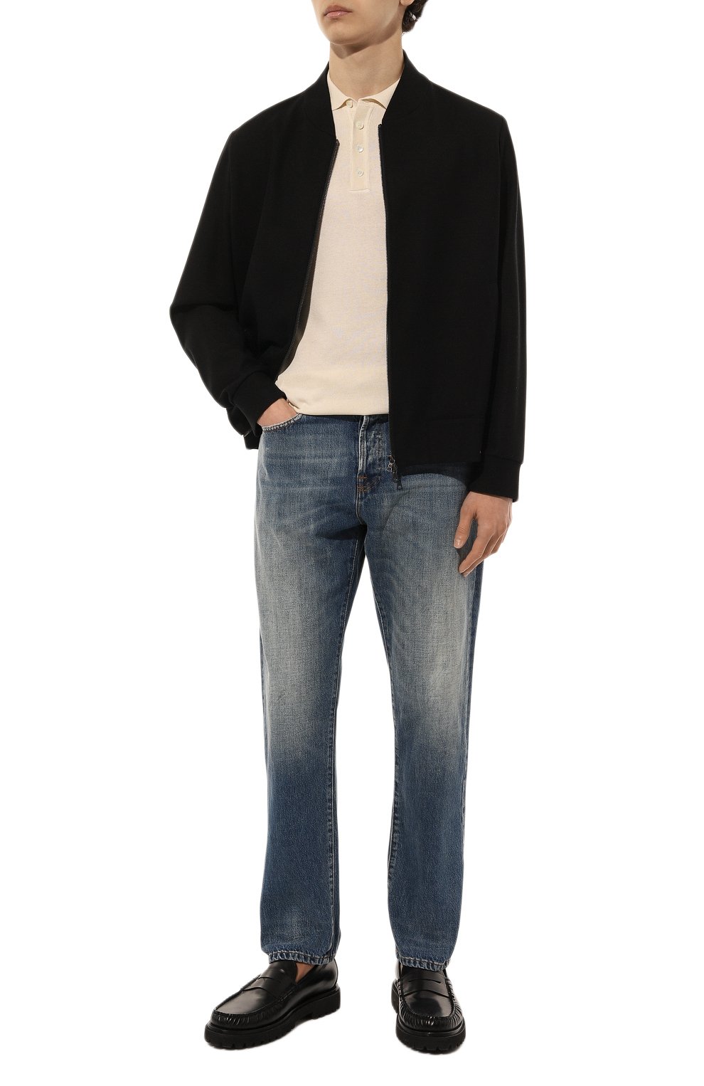 Шелковое поло DANIELE FIESOLI кремового цвета по цене 24900 руб., арт. DF0416, фото 2 Шелковое поло DANIELE FIESOLI, арт. DF0416, фото 2