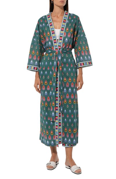 Хлопковая накидка YANINA, арт. T-2560B/3, фото 3