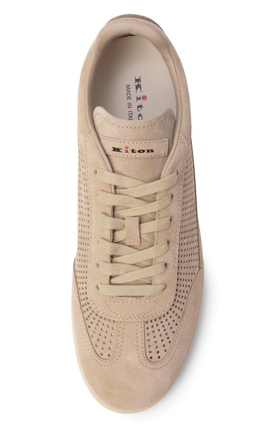 Замшевые кеды KITON, арт. USSA397N01382, фото 5