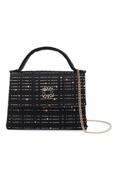 Сумка ELIE SAAB JUNIOR черного цвета по цене 25050 руб., арт. EAB0059/TS1045, фото 4 Сумка ELIE SAAB JUNIOR, арт. EAB0059/TS1045, фото 4