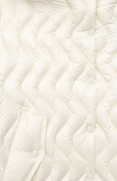 Пуховое пальто MONCLER белого цвета по цене 108000 руб., арт. F2-954-1C201-12-53048/4-6A, фото 3 Пуховое пальто MONCLER, арт. F2-954-1C201-12-53048/4-6A, фото 3