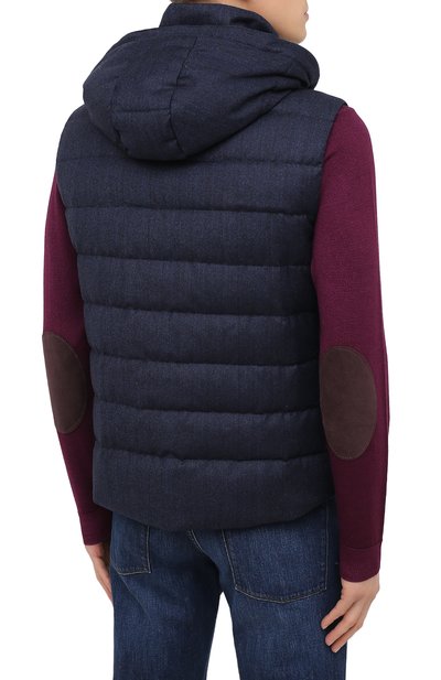 Пуховый жилет KIRED синего цвета по цене 108500 руб., арт. WKISHBW7209504000, фото 5 Пуховый жилет KIRED, арт. WKISHBW7209504000, фото 5