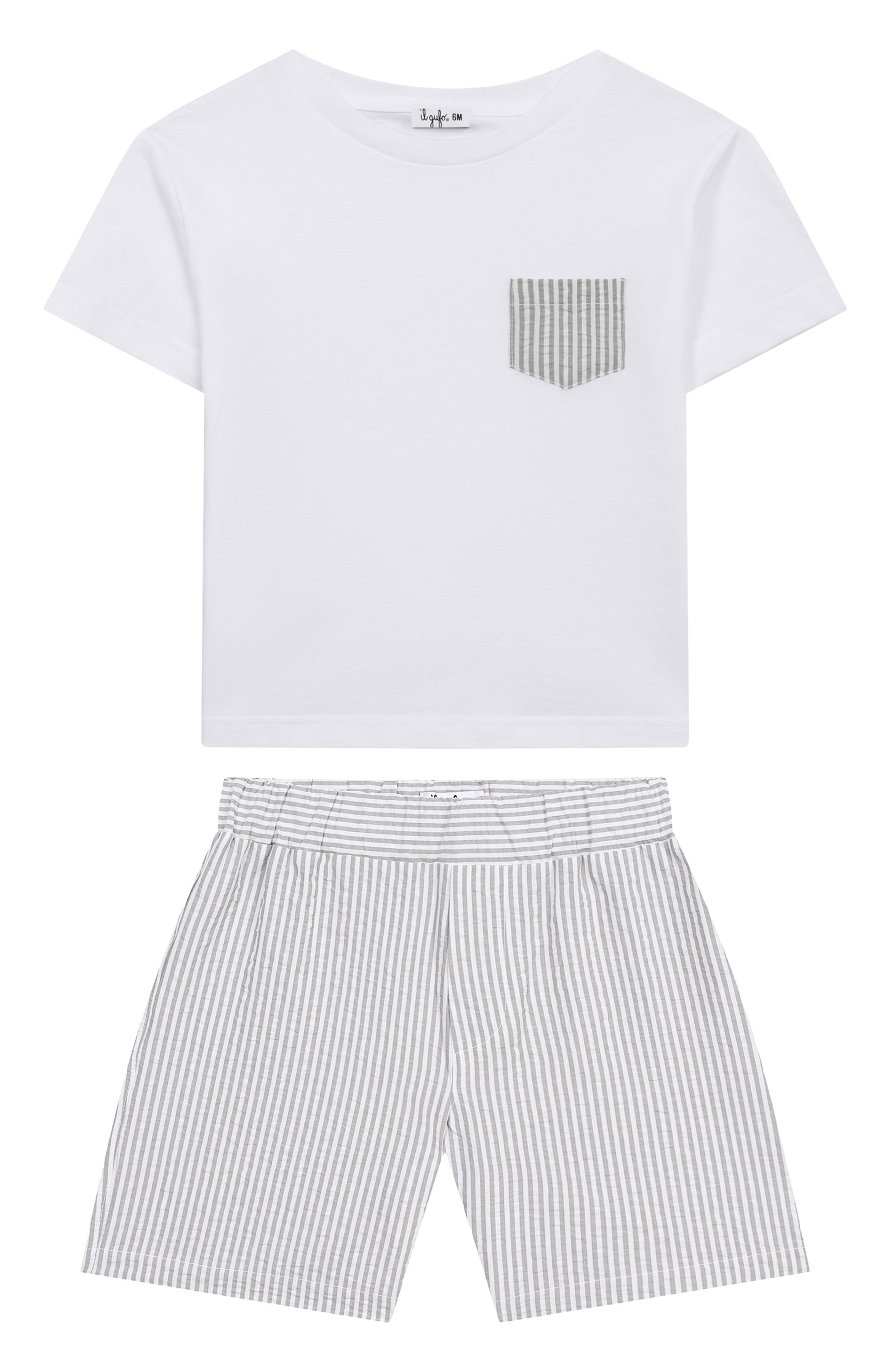 Комплект из футболки и шорт IL GUFO, арт. P25DP549C1080/3M-9M, фото 1