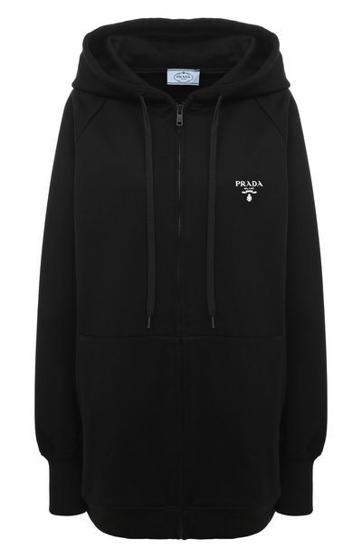 Женский хлопковая толстовка PRADA, арт. 138572-1YYC-F0967-202