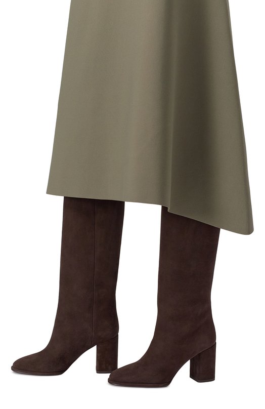 Замшевые сапоги Elsa 110 Le Silla 7074T080RDPPP0W Коричневый  7074T080RDPPP0W Фото 3