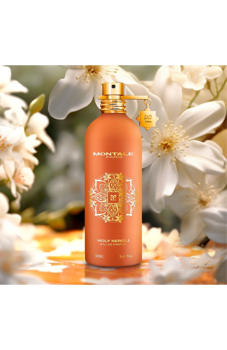 Парфюмерная вода holy neroli (100ml) MONTALE бесцветного цвета, арт. 3760260458788 | Фото 3 (Нос: Не проставлено; Региональные ограничения белый список (Axapta Mercury): Не проставлено; Тип продукта - парфюмерия: Парфюмерная вода; Ограничения доставки: flammable)