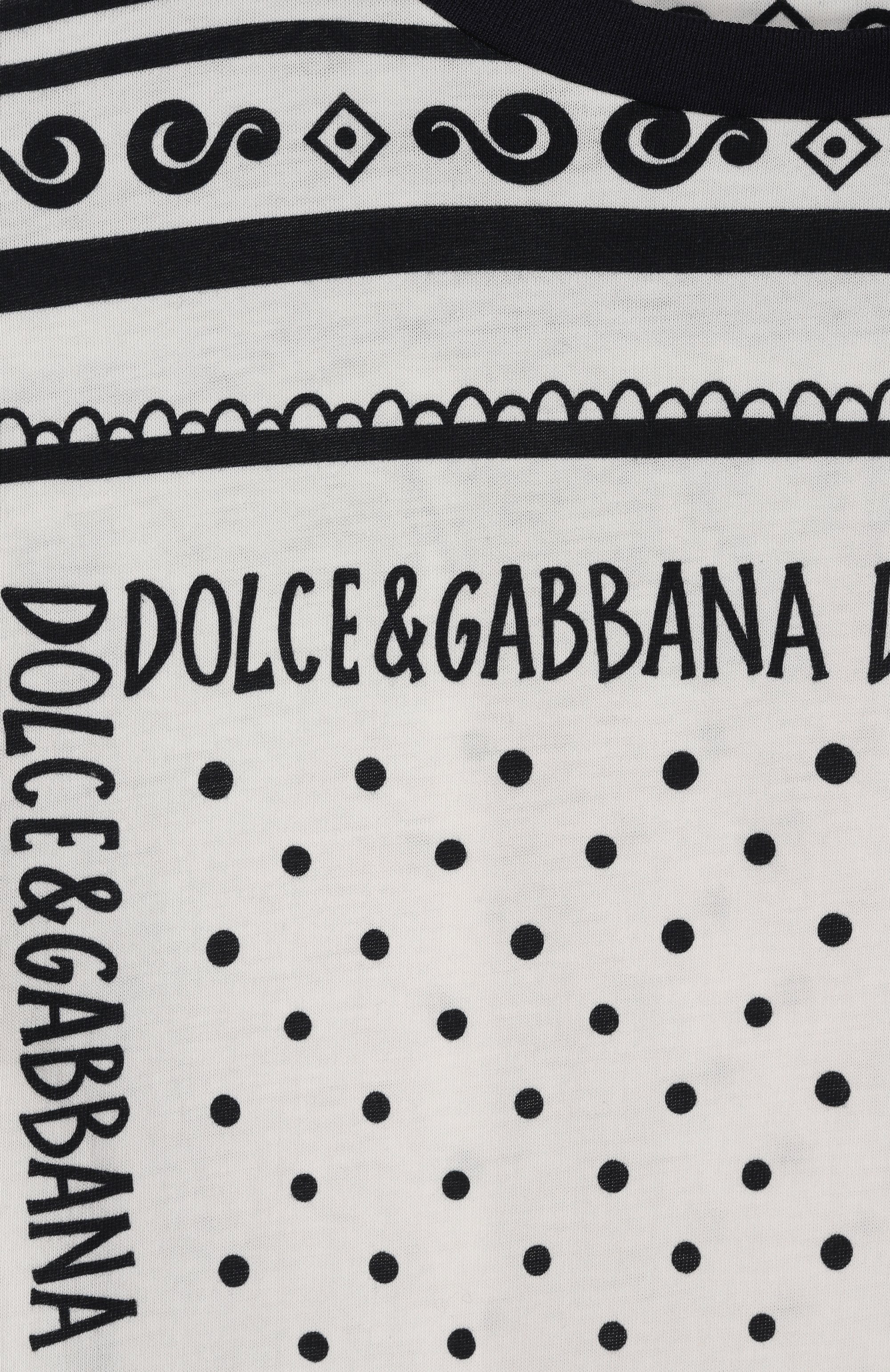 Хлопковая футболка DOLCE & GABBANA, арт. L4JTHV/II7FZ/8-14, фото 3