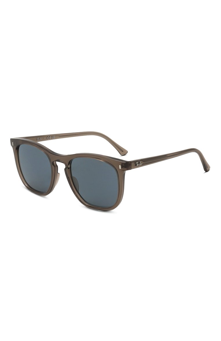Женские солнцезащитные очки RAY-BAN синего цвета, арт. 2210-6765R5 | Фото 1 (Нос: Не проставлено; Региональные ограничения белый список (Axapta Mercury): Не проставлено; Тип очков: С/з; Материал: Пластик; Кросс-КТ: С/з-унисекс; Очки форма: Квадратные; Оптика Гендер: оптика-унисекс)