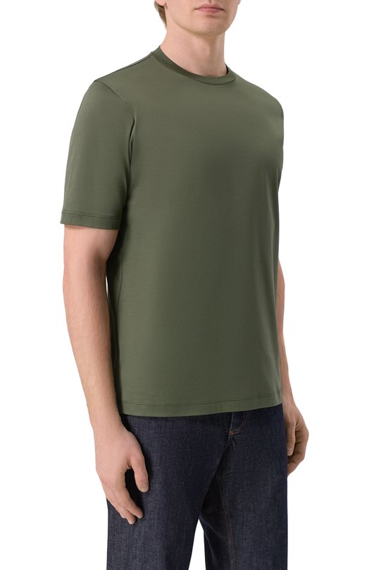 Хлопковая футболка MVST M26.CSM.K423/YAMU Зелёный  M26.CSM.K423/YAMU Фото 3