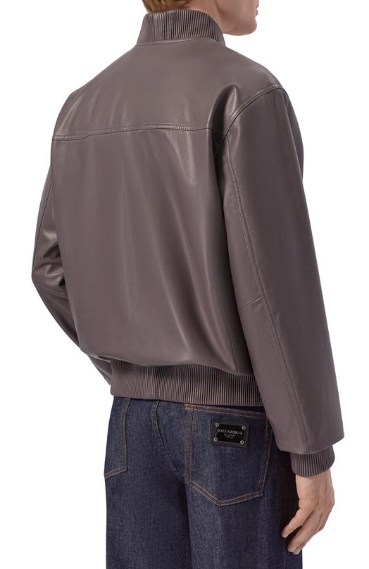 Кожаный бомбер MVST M25.1PM.0009/CREAM NAPA_001 Коричневый  M25.1PM.0009/CREAM NAPA_001 Фото 4