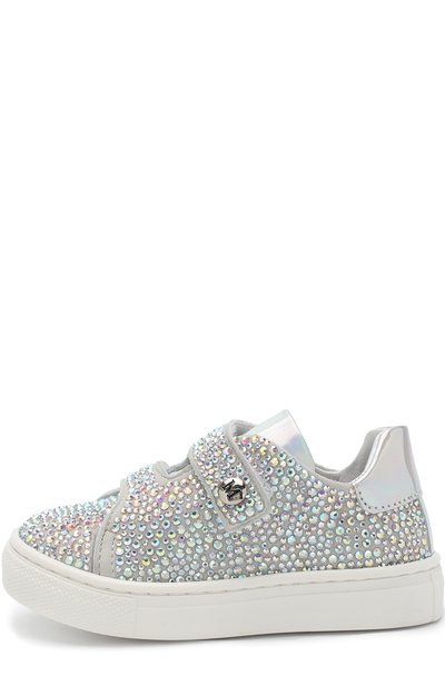 Замшевые кеды с застежками велькро и стразами MISSOURI, арт. 4520/27-30, фото 2