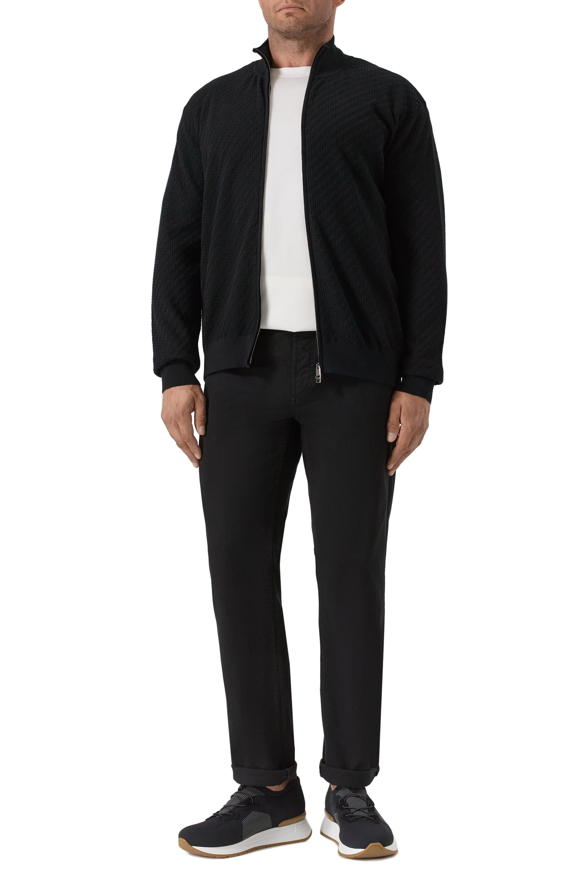 Хлопковая футболка BRUNELLO CUCINELLI, арт. M0B138440, фото 2