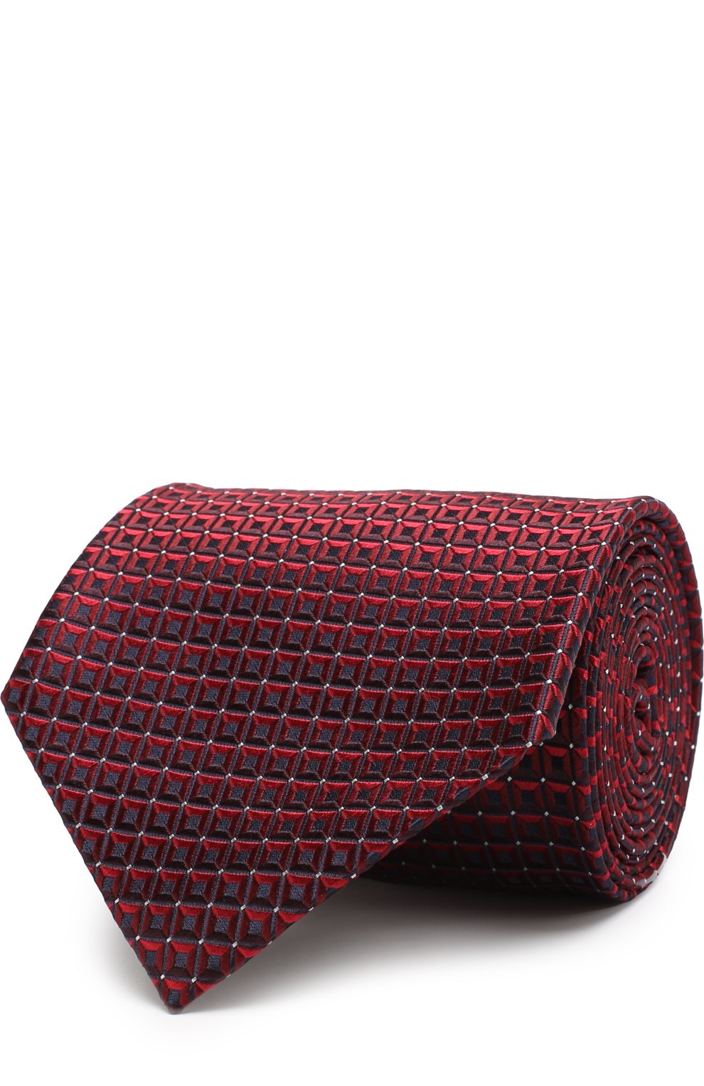 Шелковый галстук с узором ZEGNA, арт. Z4E09/1XW, фото 1